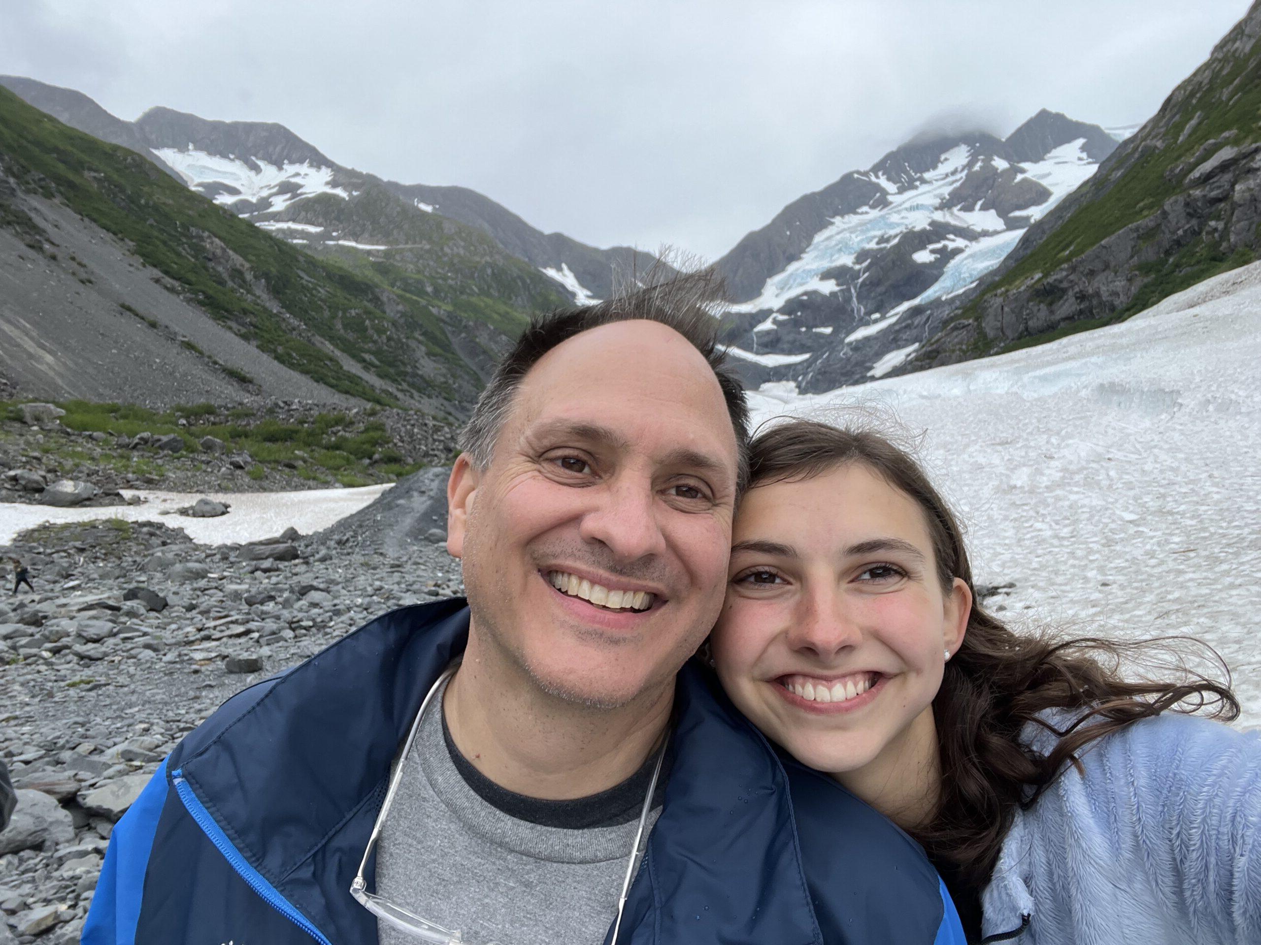 mary beth and her father on father's day